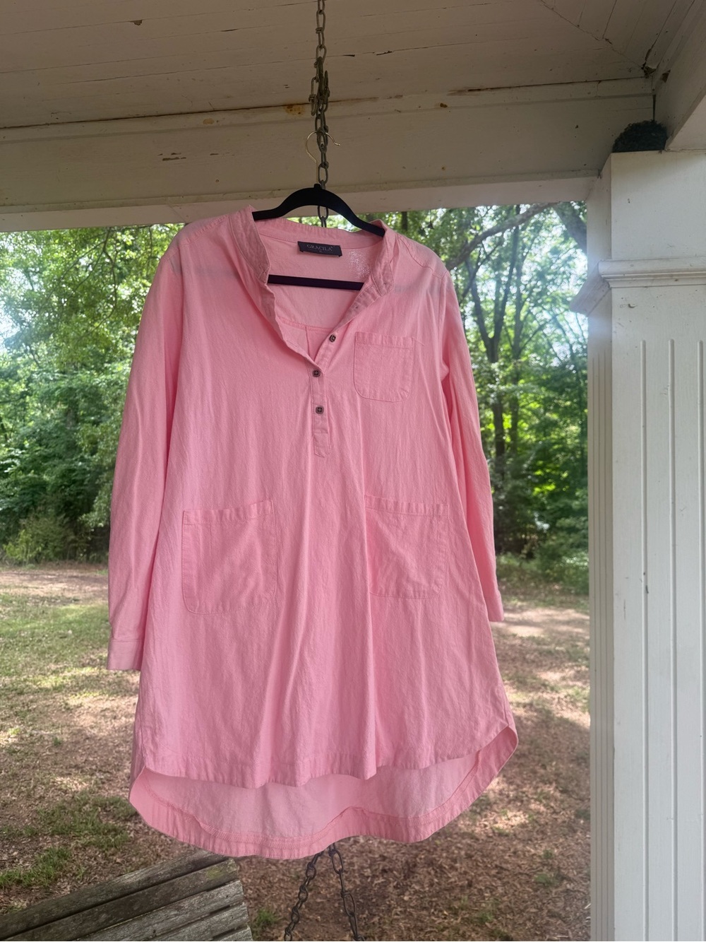 Gracia Pink Long Sleeve Mini Dress